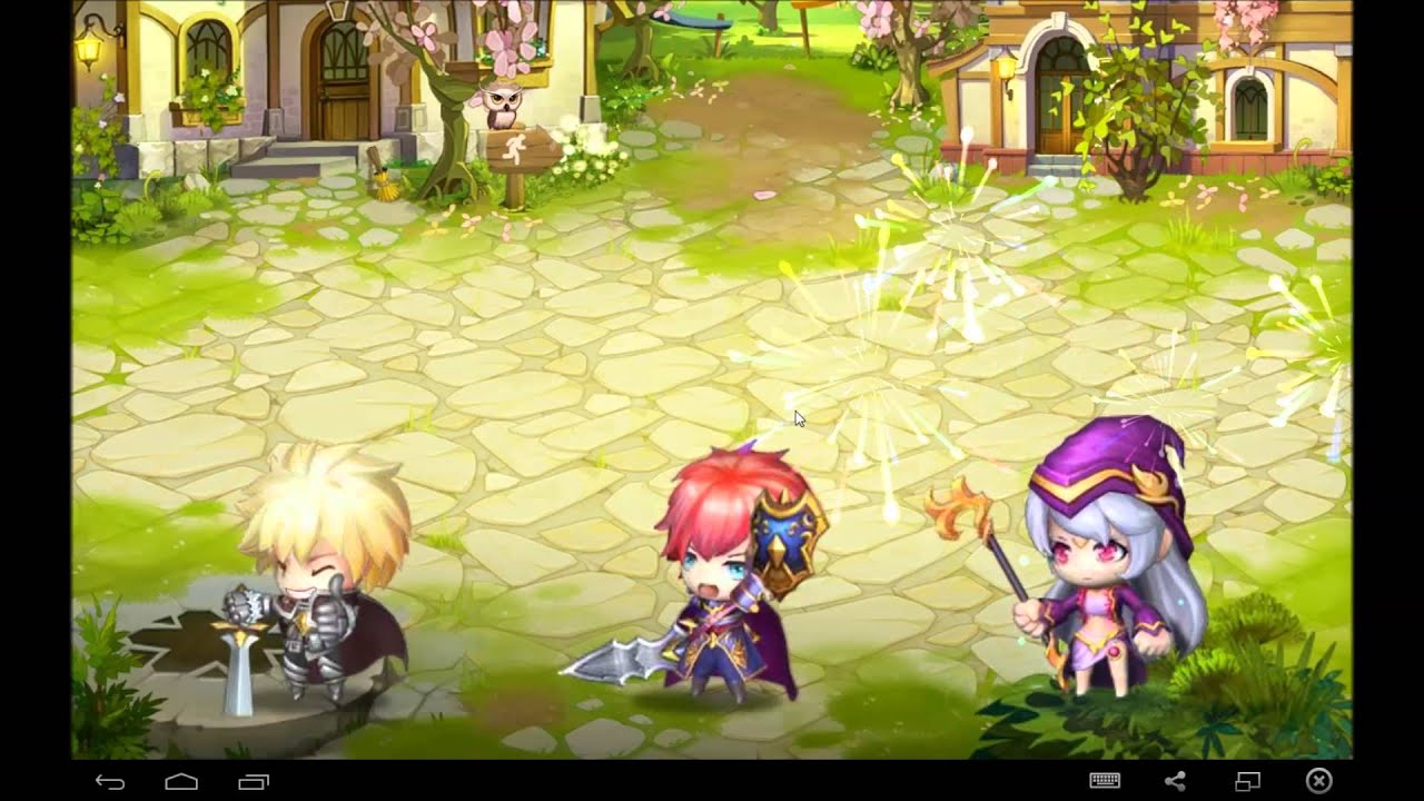 Knight Saga Sword & Fire android game first look gameplay espa&ntilde;ol