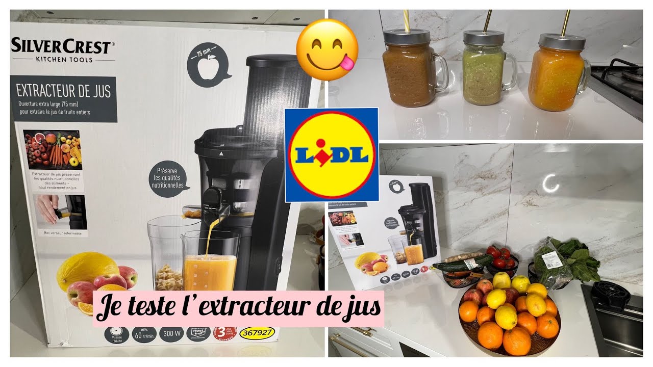 Je teste l’extracteur de jus Silvercrest de chez Lidl #lidl #extracteur #airfryer #silvercrest