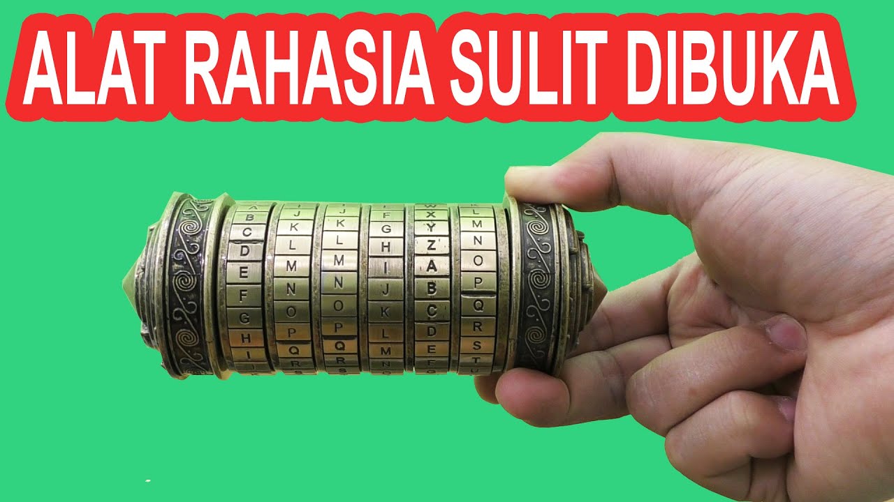 ALAT RAHASIA YANG SULIT DIBUKA DAVINCI CODE CRYPTEX