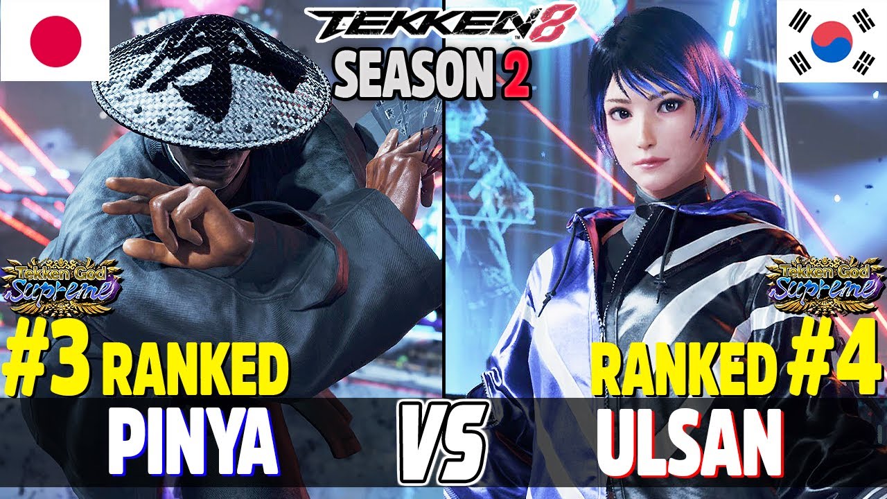 Tekken 8  ▰  PINYA (#3 Ranked Raven) Vs ULSAN (#4 Ranked Reina) ▰ Ranked Matches!