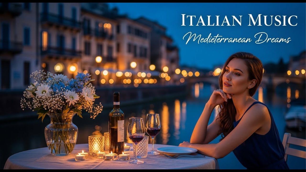 Italian Coastal Ambience & Chill Music 🏠🌊 Dreamy Mediterranean Views & Soft Relaxing Sounds
