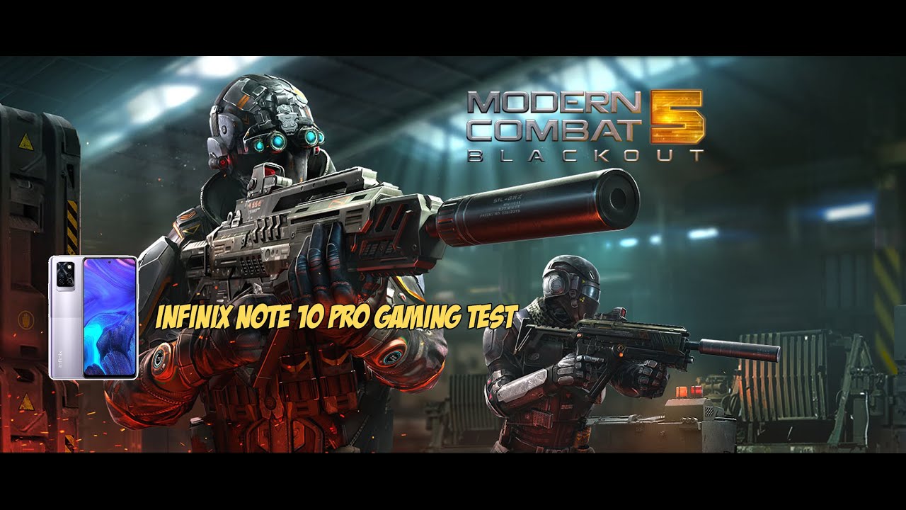 Infinix Note 10 Pro Games Tets Modern Combat 5 Gameplay Helio G95