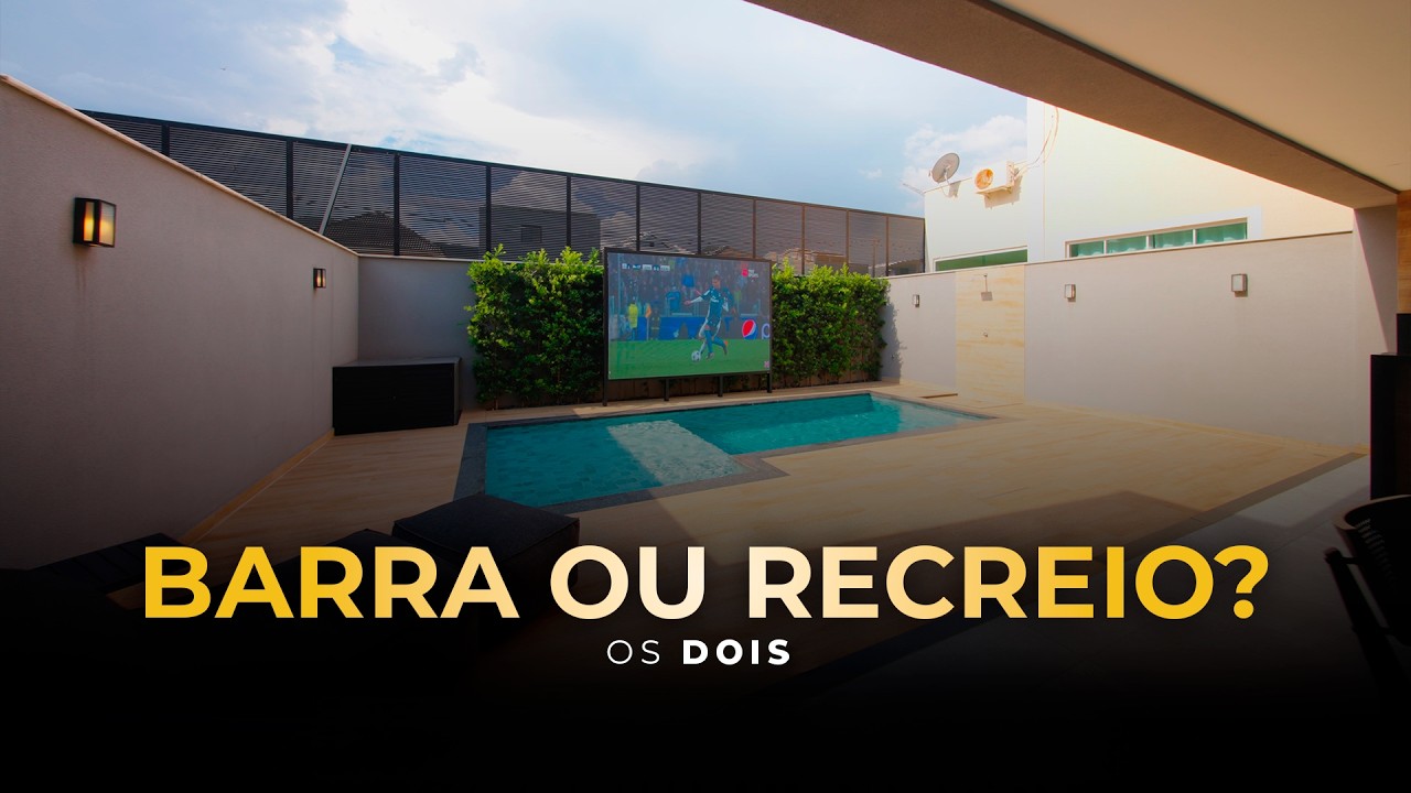 CASA com TELÃO GIGANTE! Entre o RECREIO e a BARRA | Você tem que conhecer.