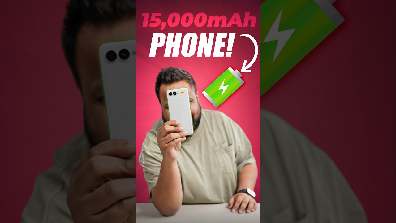 This phone has a 15,000mAh battery😮 #shorts
