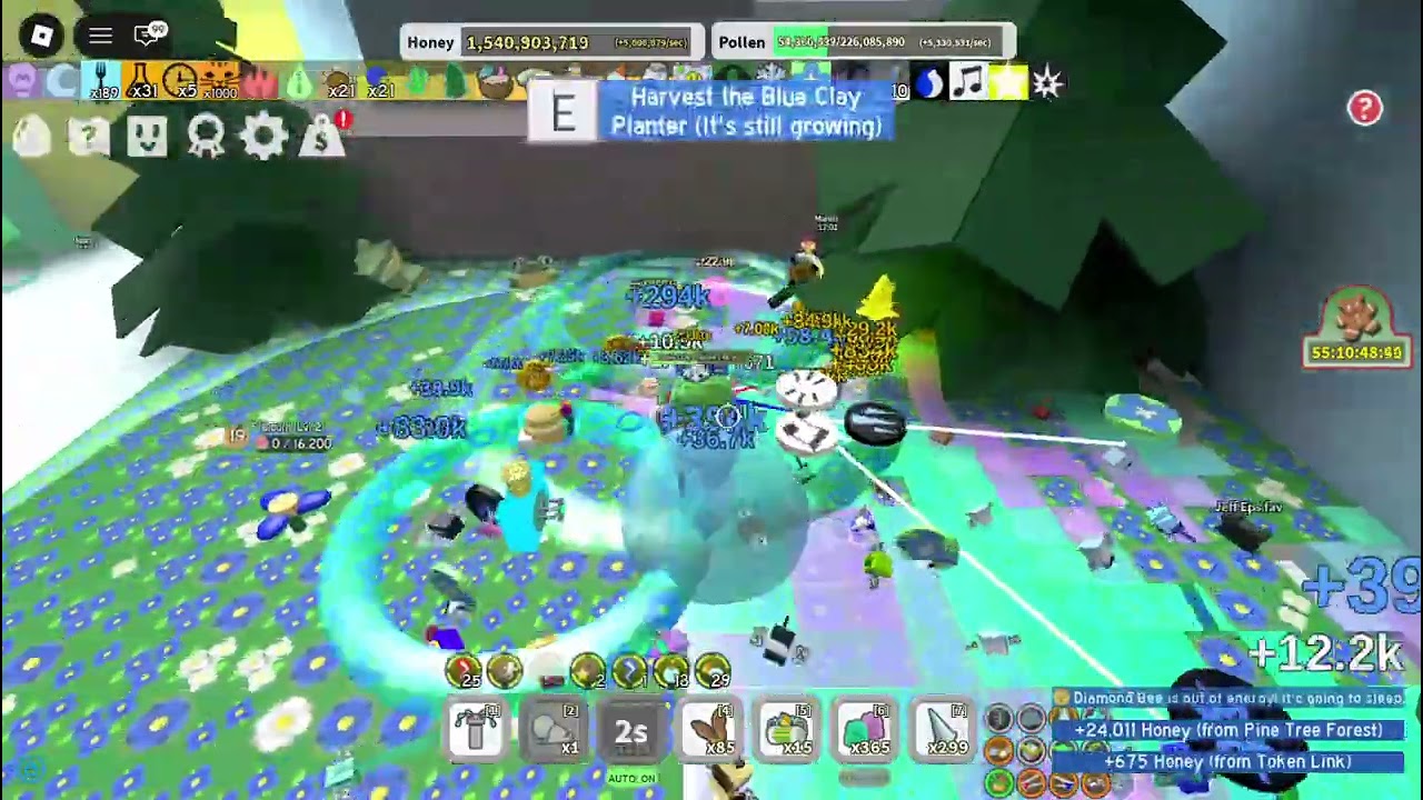 bee swarm simulator early blue hive boost 20b part1