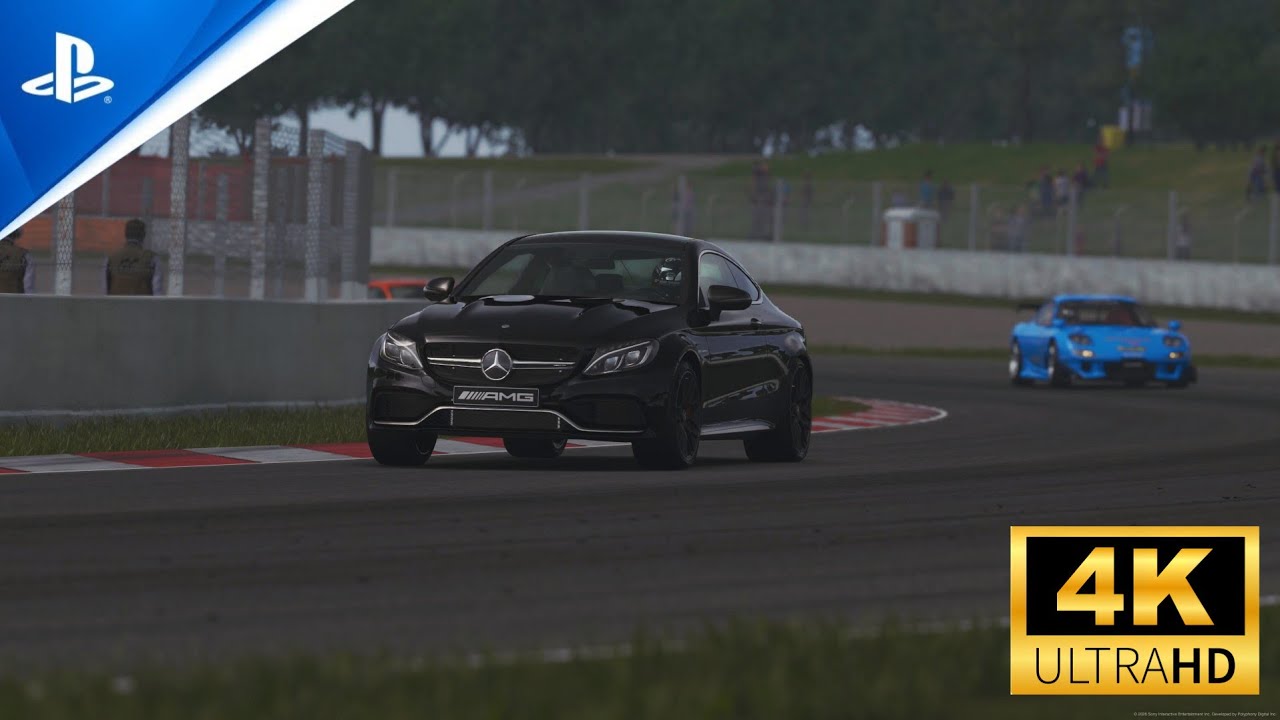Mercedes C63 S AMG | Brutal Acceleration & Sound | Gran Turismo 7