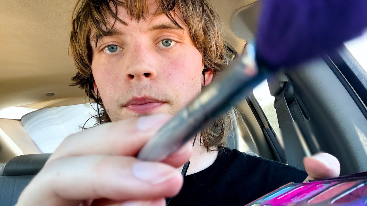 ASMR Doing Your Makeup in My Car 💄