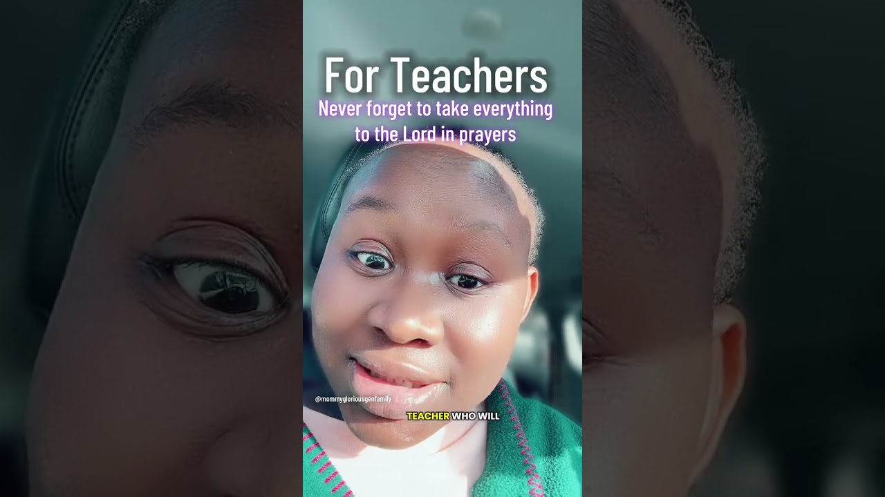 Teachers need to hear this #teachers #christiantiktok #gospel #studentteacher #educationist #prayer 