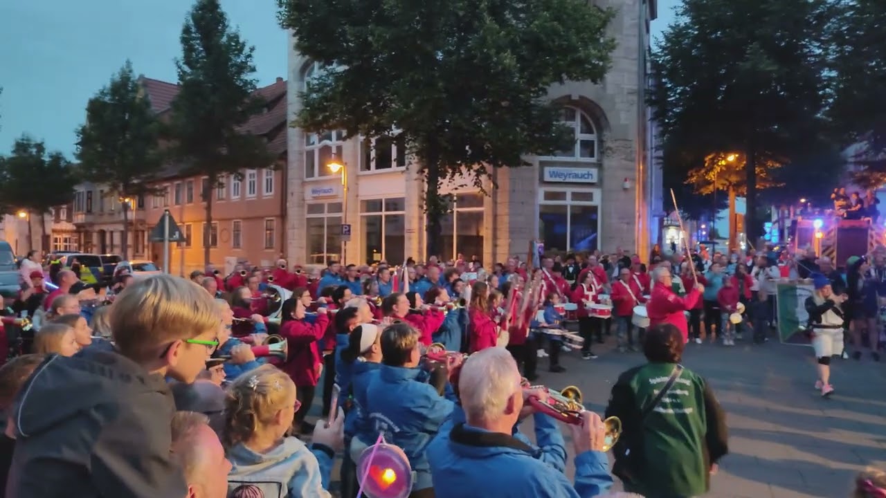 146. stadtkirmes Fackelumzug Mühlhausen Thüringen