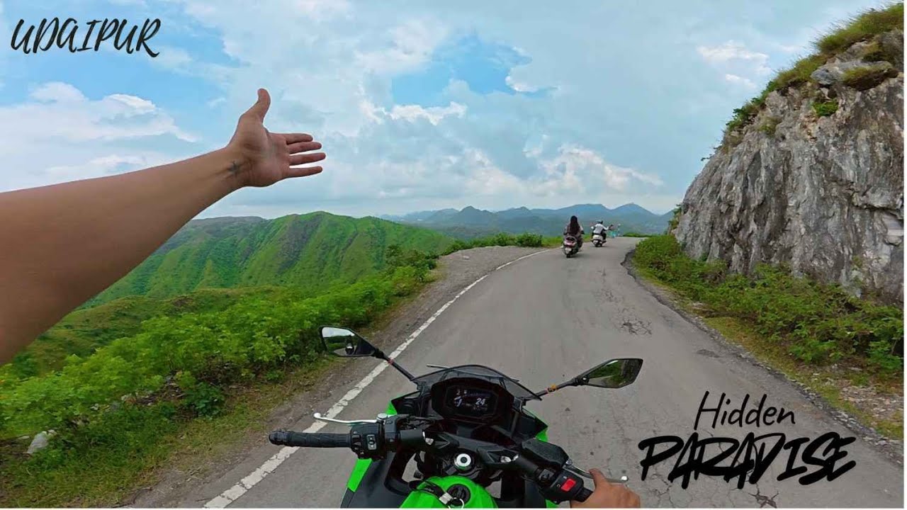 Udaipur's Best Kept Secret: Rayta Hills Revealed #ninja650 #raytahills #udaipur #monsoon