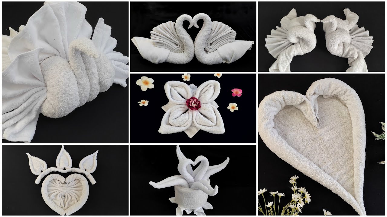 7 Ideas Of Towel Folding Origami