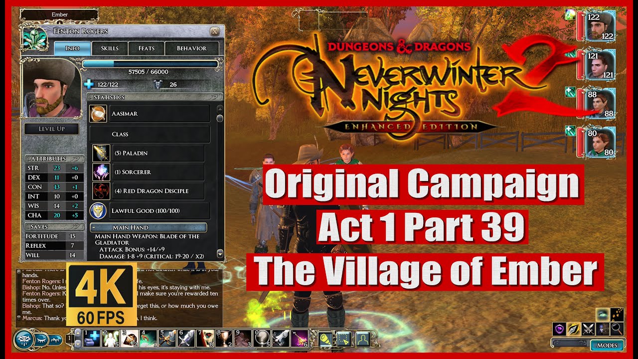 Neverwinter Nights 2 Enhanced Edition Original Campaign Act 1 Part 39 The Village of Ember
