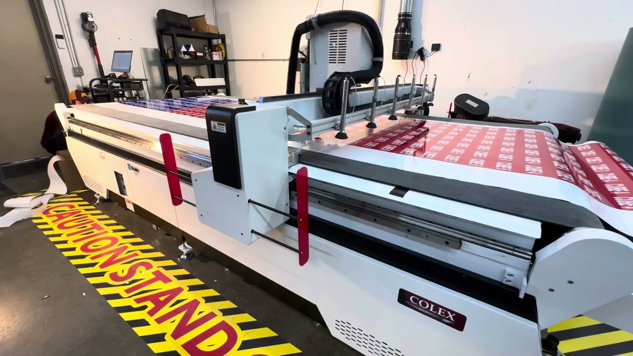Colex Sharpcut Pro cuts 1300 decals in under 8 minutes