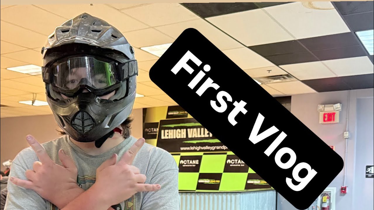 Go Karts and train Tracks | First Vlog