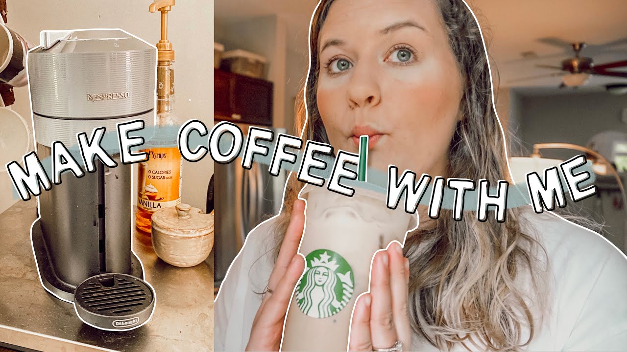 HOW I MAKE ICED COFFEE WITH NESPRESSO VERTUO NEXT || huntermerck