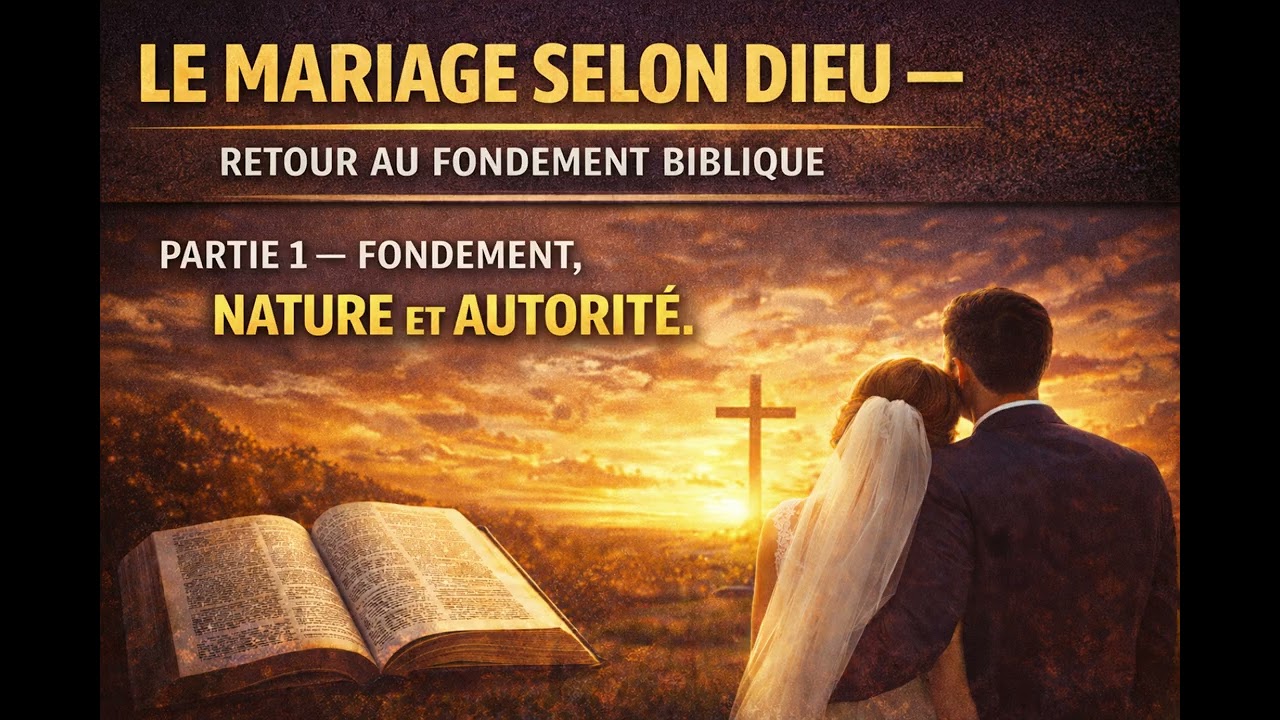 𝐋𝐄 𝐌𝐀𝐑𝐈𝐀𝐆𝐄 𝐒𝐄𝐋𝐎𝐍 𝐃𝐈𝐄𝐔 — 𝐑𝐄𝐓𝐎𝐔𝐑 𝐀𝐔 𝐅𝐎𝐍𝐃𝐄𝐌𝐄𝐍𝐓 𝐁𝐈𝐁𝐋𝐈𝐐𝐔𝐄𝐏𝐀𝐑𝐓𝐈𝐄 𝟏 — 𝐅𝐎𝐍𝐃𝐄𝐌𝐄𝐍𝐓, 𝐍𝐀𝐓𝐔𝐑𝐄 𝐄𝐓 𝐀𝐔𝐓𝐎𝐑𝐈𝐓𝐄́.