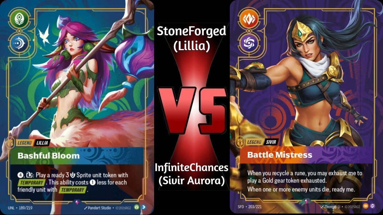 Sivir Aurora vs Lillia | Riftbound (Nexus Night at The King&rsquo;s Court) (May 18th, 2026)