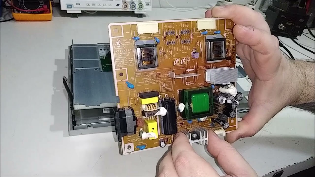 Monitor Samsung 740N SyncMaster  Não da video Lâmpada CCFL Como burlar circuito inverter