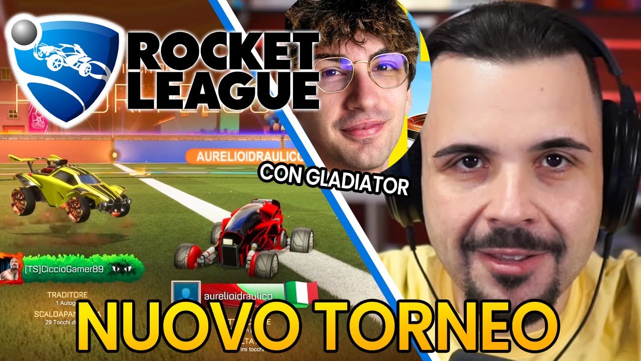 Nuovo TORNEO con Gladiator, si fanno i BUCHI! - ROCKET LEAGUE