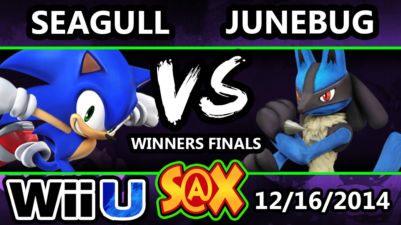 S@X - VGz | Seagull (sonic) Vs. VGz | Junebug (Lucario) SSB4 Winners Finals - Smash 4 Wii U