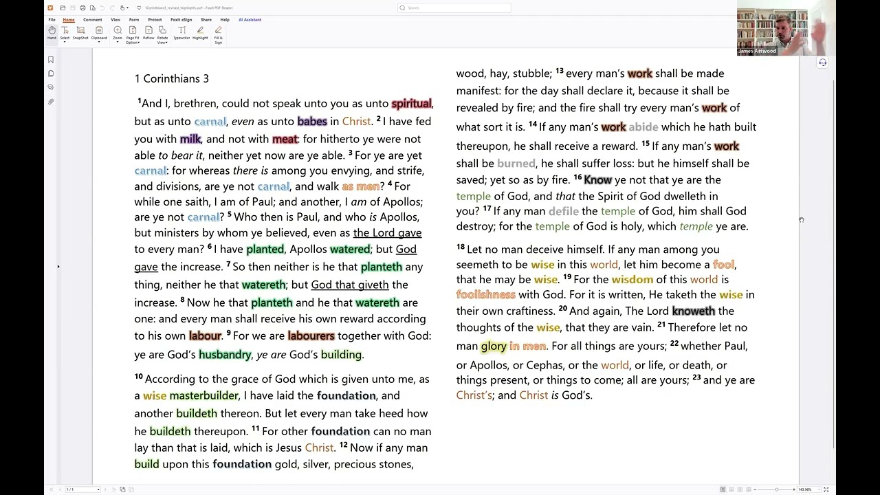 1 Corinthians 3:13-23 | James Attwood
