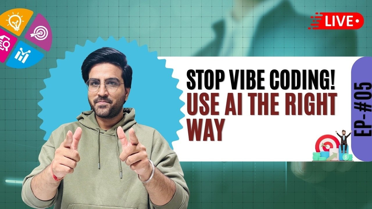 AI for Salesforce Freshers 2026| How Much AI to Use & Why Vibe Coding Is Dangerous