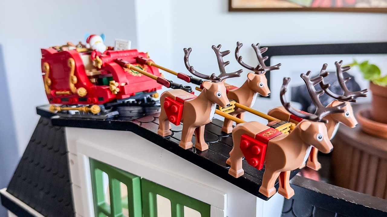 Build the LEGO 40499 Santa and His Sleigh WITH ME