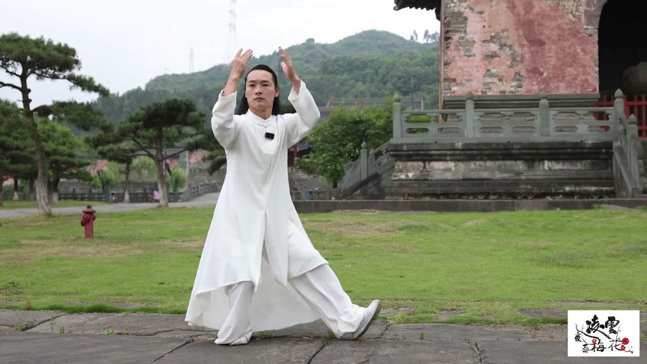 武当太极十三势，绵绵不断，如行云流，慢动作展示，太极之精华