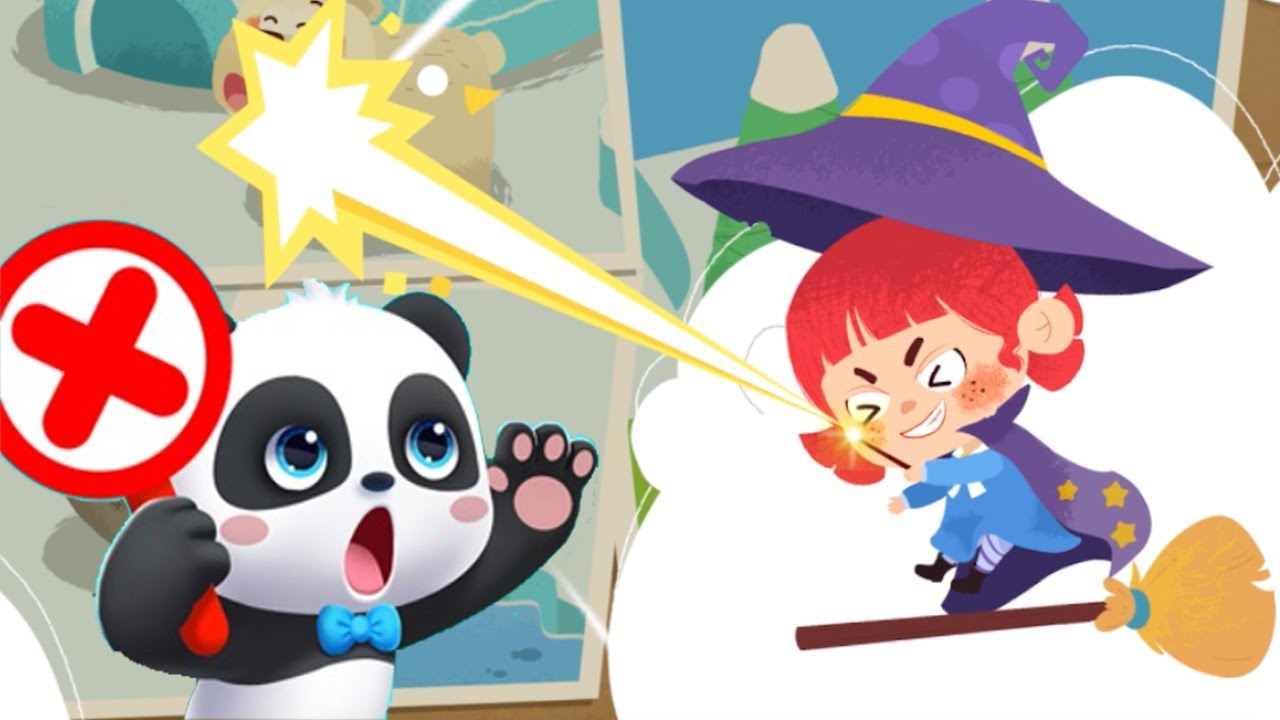 Little Panda's Life: Animal Rescue - Help Kiki and Defeat Naughty Witch - Babybus Game Videos