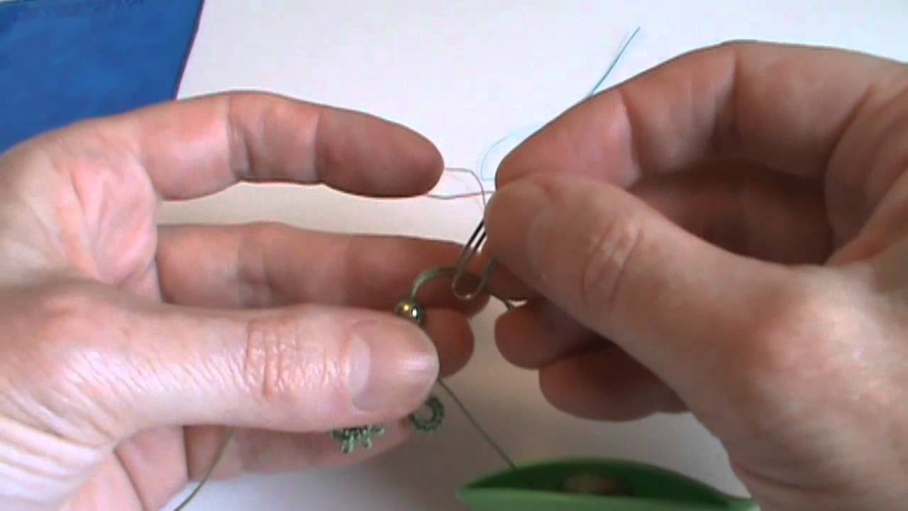 Bead in Center of Tatted Ring