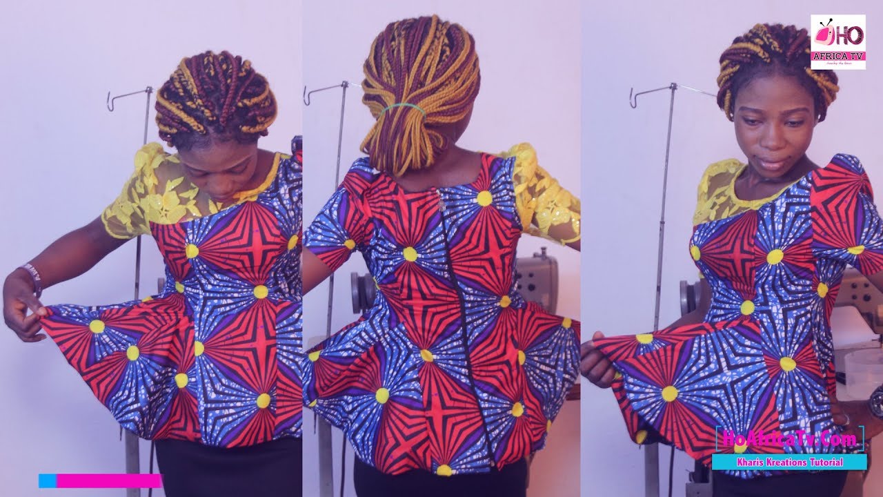 How To Cut A Straight Padded Blouse With Gordet
