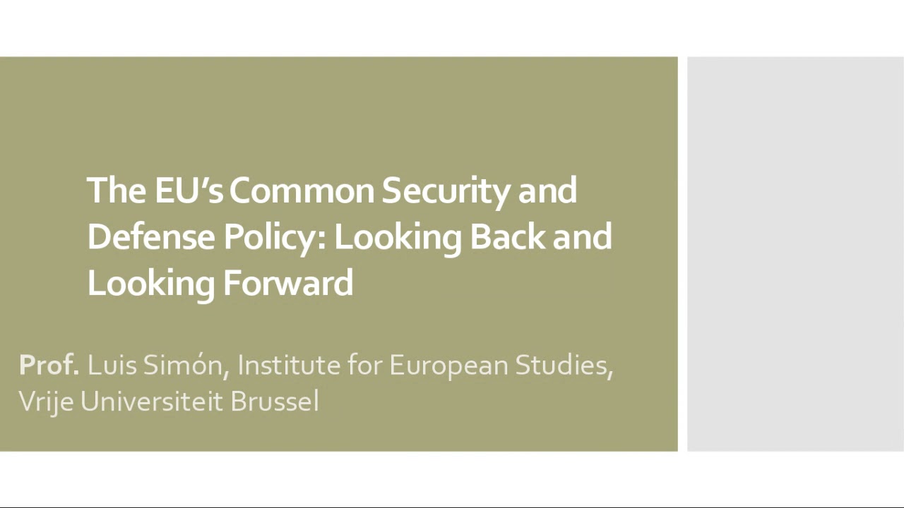 BACES/JMC Seminar on the future of Military Cooperation in the EU