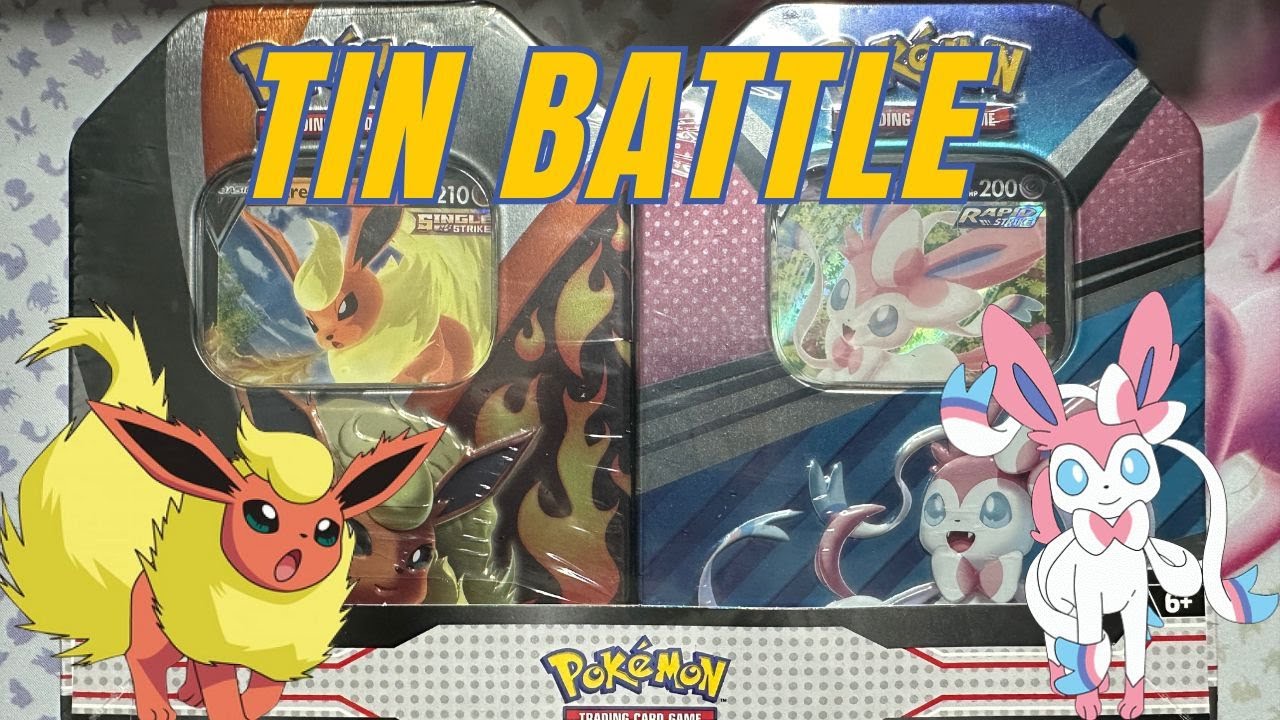 Flareon vs. Sylveon - Who Will Win This Tin Battle?