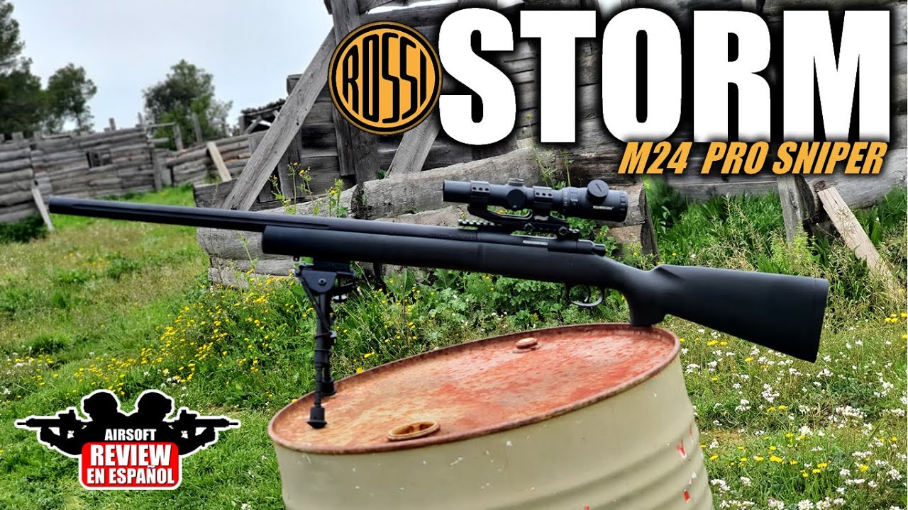 M24 Pro STORM de ROSSI la verdadera tormenta 🌩de los francotiradores | Airsoft Review en Español