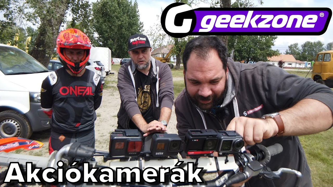 GoPro Hero 7 vs 8 vs Insta 360 vs DJI Osmo Action feat Speedzone stáb?!? | Geekzone