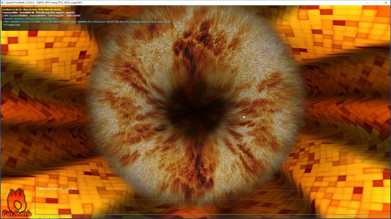 Nvidia 1070-FurMark