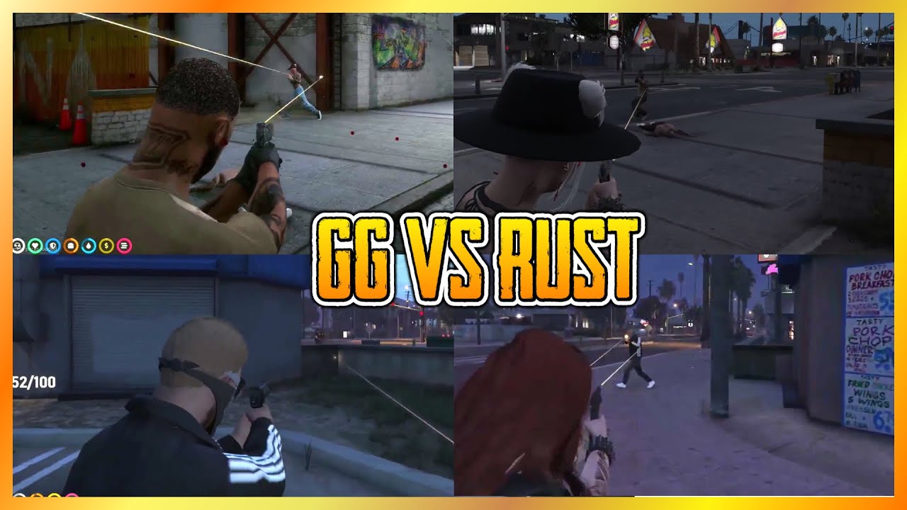 GG vs RUST At Davis Ave (Multi POVs) | NoPixel GTA RP