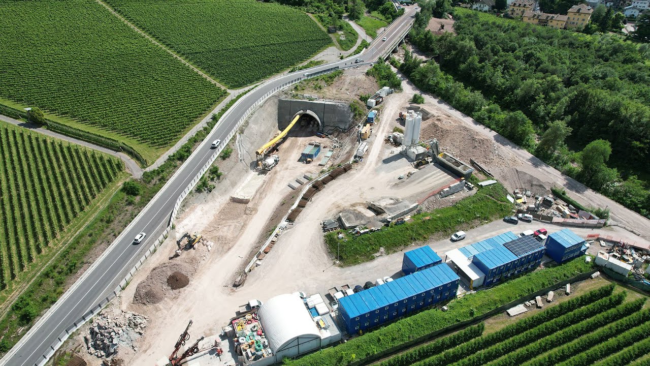 Bronzolo Tunnel - Mastering loose ground with NATM and advanced ground support