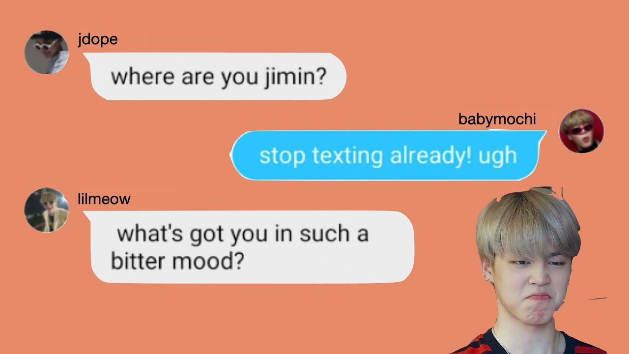 BTS TEXTS: Why is Jimin Mad at everyone? Who made Jimin angry?