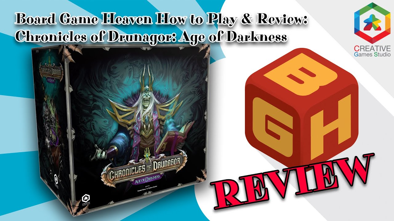 Board Game Heaven How To Play & Review 253: Chronicles of Drunagor: Age of Darkness (CGS)