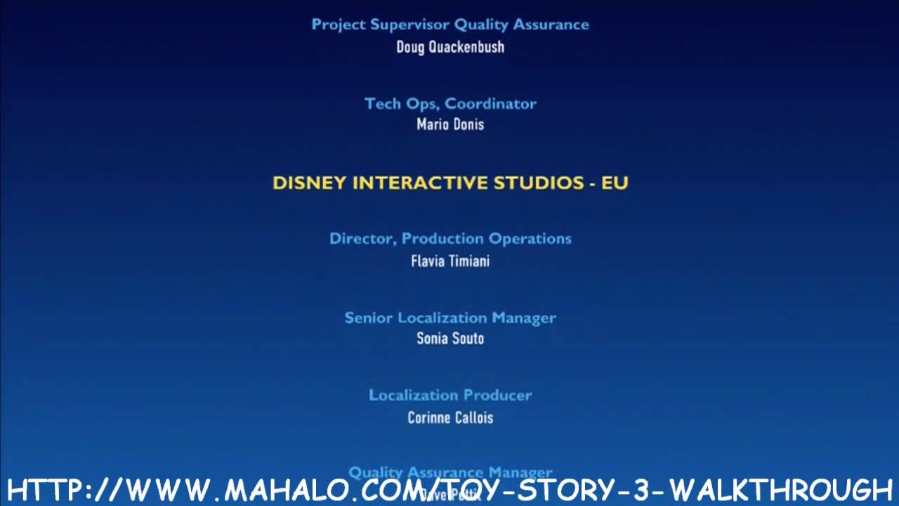 Toy Story 3 Walkthrough - The Ending Credits