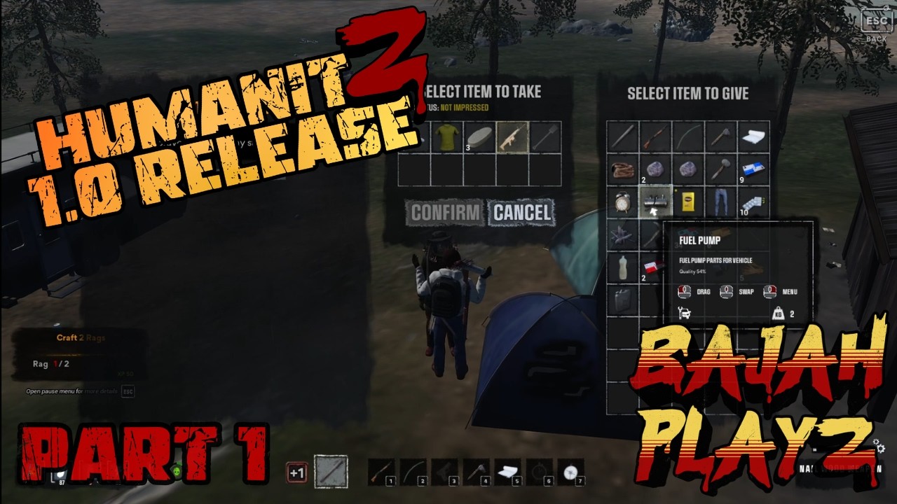 BajahPlayz HumanitZ 1.0 Is Finally Here! | Episode 1 – The Survival Begins