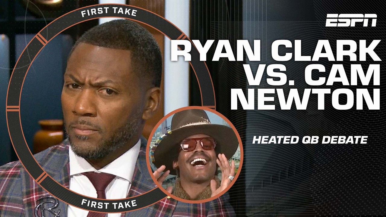 RC ROASTS Cam Newton in Caleb Williams vs. Matthew Stafford debate 🔥😮 | First Take