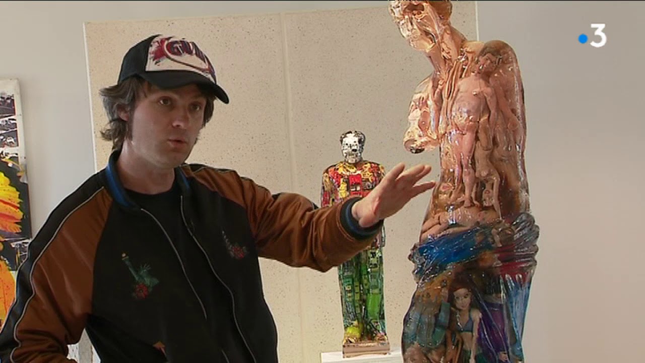 Rencontre avec l'artiste Alben, entre Saint-Palais-sur-Mer et Le Verdon-sur-Mer