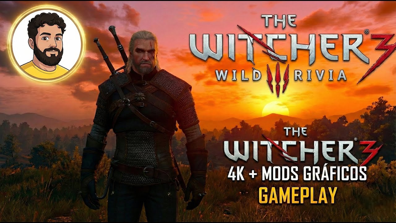 AO VIVO: The Witcher 3 Next-Gen em 4K +Raytracing + Mods Gráficos Ultra + Gameplay