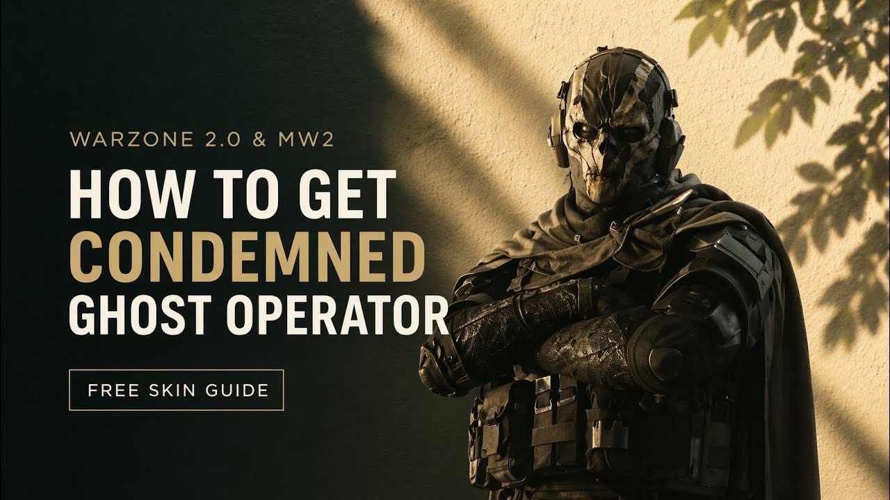 How To Get 'Condemned Ghost' Operator Skin in Warzone 2 & MW2! (Free Operator Pack)