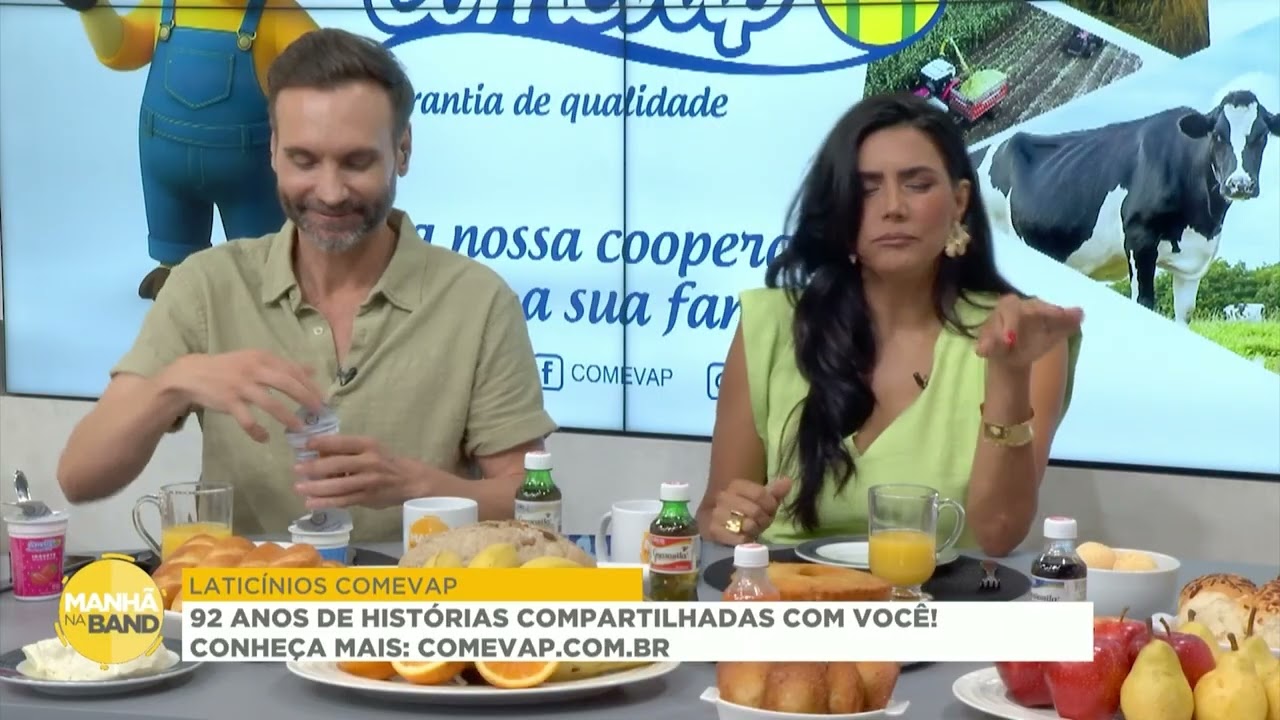 Iogurte Comevap: sabor, qualidade e nutrição para toda a família| MANHÃ NA BAND