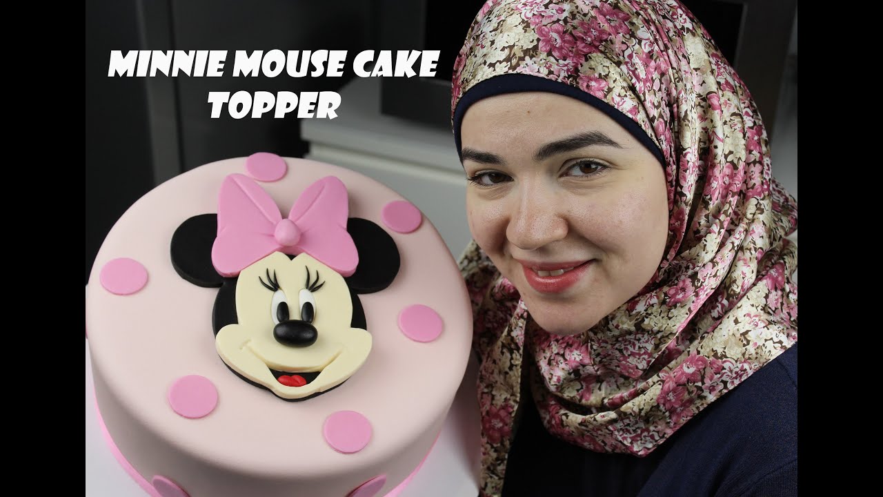 Fondant Minnie Mouse Face