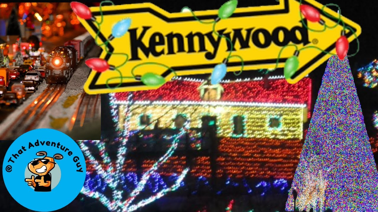 Kennywood's Holiday Lights Celebration! Rides, Model Trains and a HUGE Christmas tree! Adventure #38