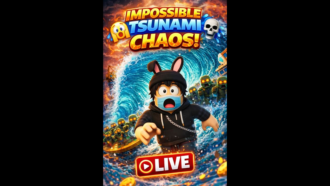 NO ONE CAN ESCAPE THIS TSUNAMI 😨4 (LIVE)